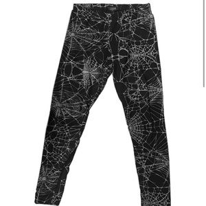 Widow spider web leggings